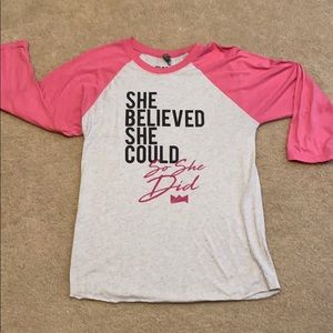 LadyBoss Swag “So She Did” Raglan-Tee